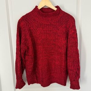 John and Jenn Red Sweater SZ Small
